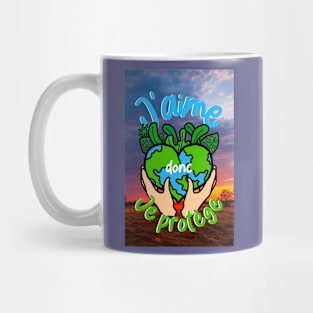 J'aime ma planète P02 Mug